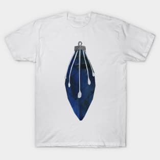 Bauble - Trad blue gold drops T-Shirt